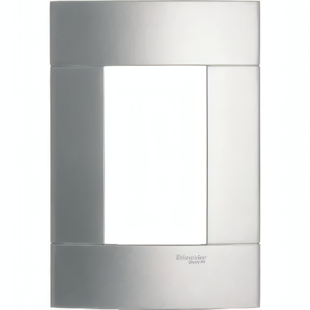 Placa 4x2 3 Postos Decor Prata Artico - PRM044236