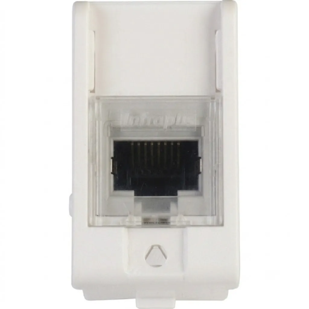 Modulo Tomada RJ45 300MHz Lunare Branco -PRM47751
