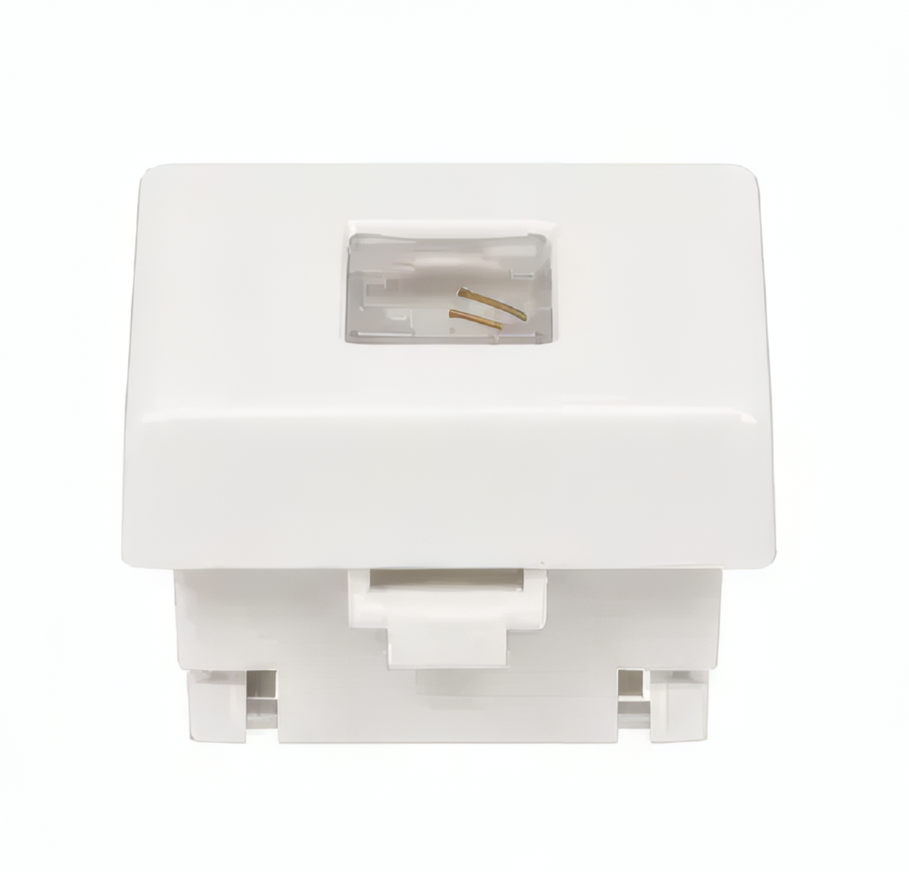 Modulo Tomada RJ11 Lunare 2 Fios 1 Branco -PRM47201