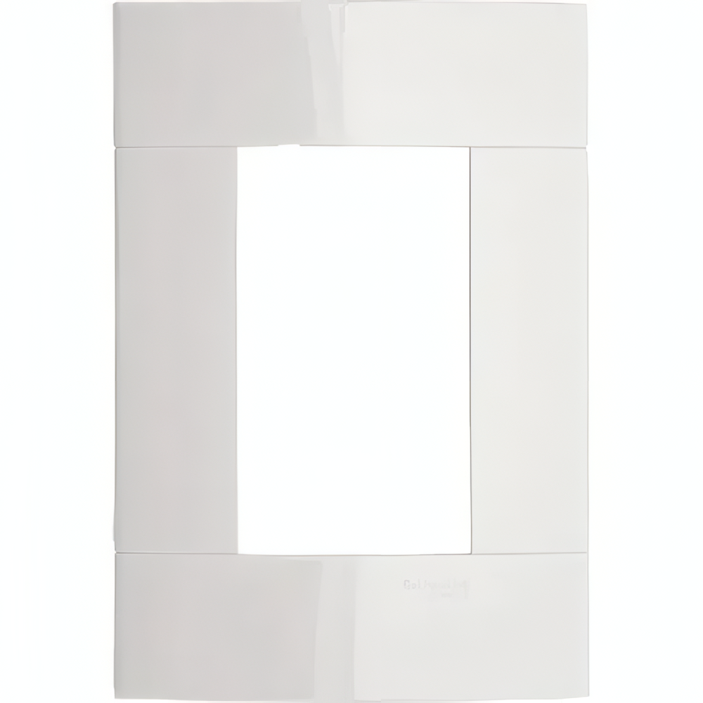Placa 4x2 3 Postos Decor Branco - PRM044231