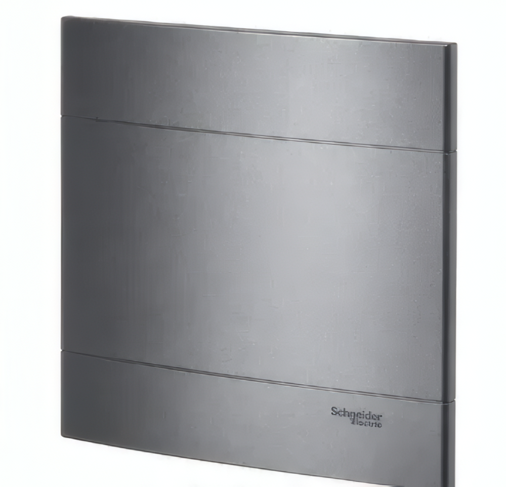 Placa 4x4 Cega Decor Prata Fume - PRM044405