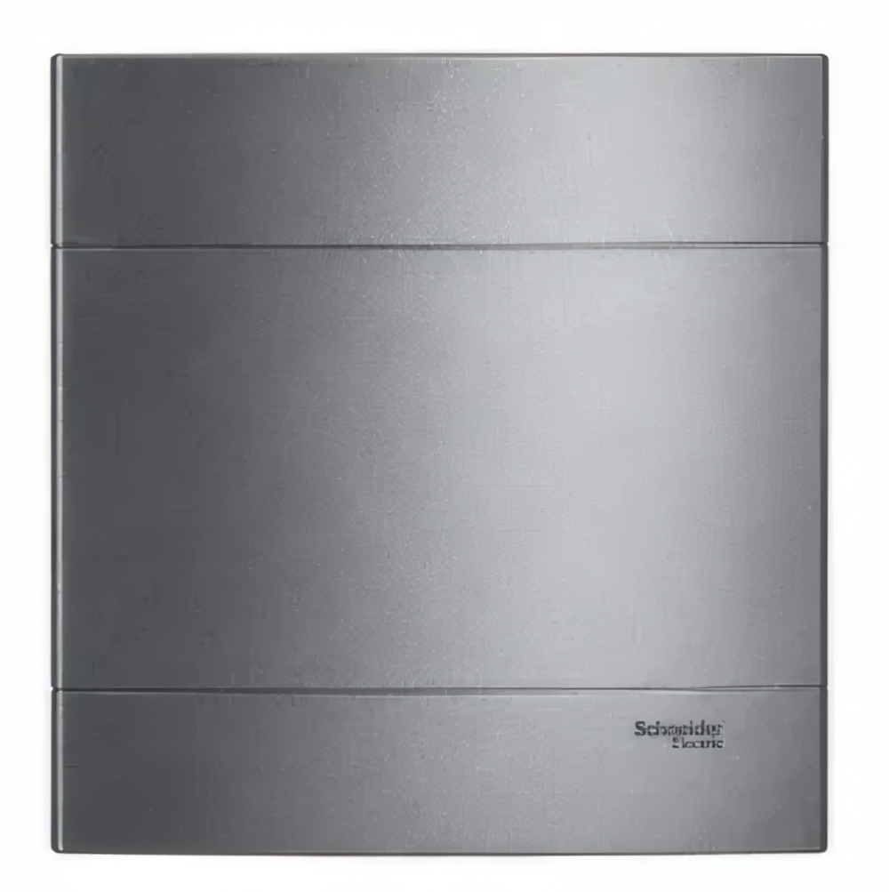 Placa 4x4 Cega Decor Prata Fume - PRM044405