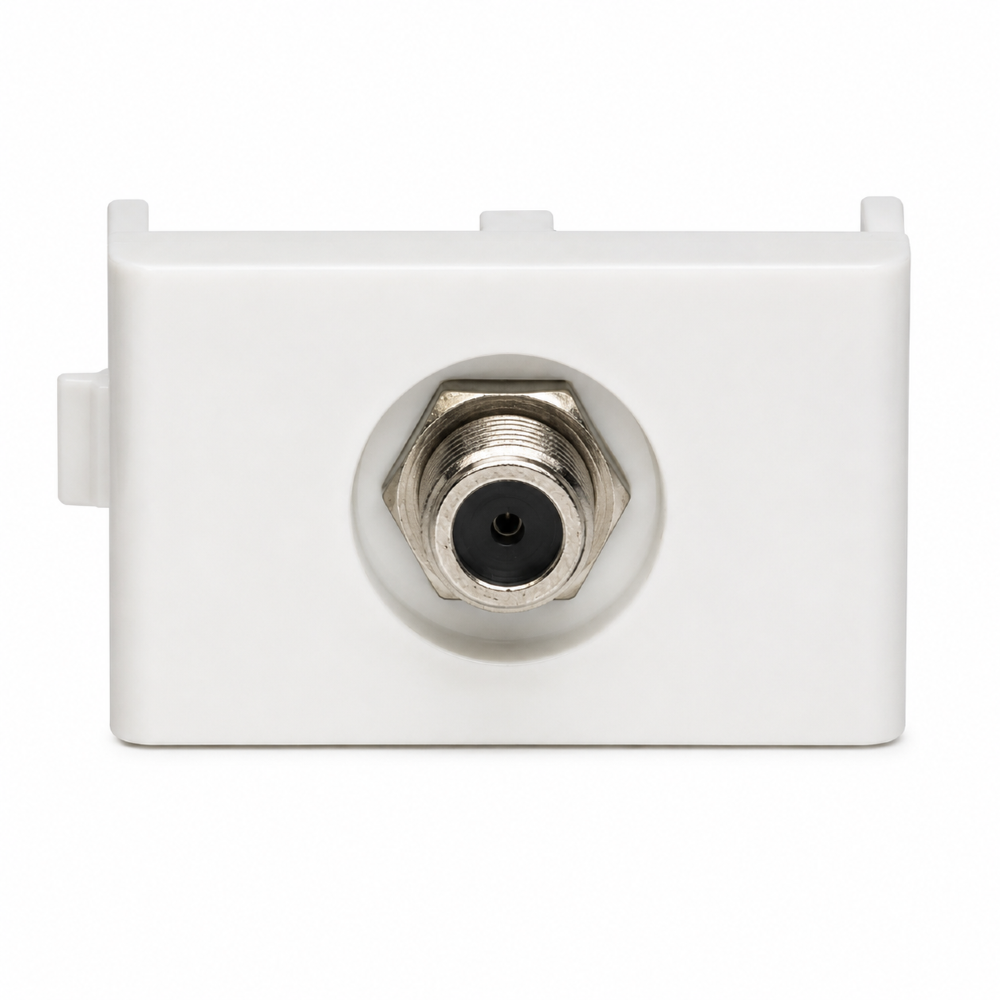 Modulo Tomada Coaxial Lunare Branco -PRM47601