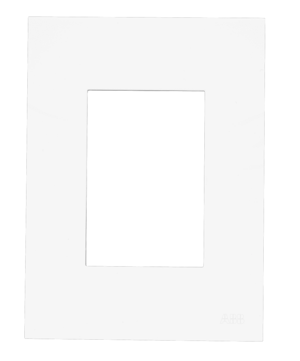 Placa 4x2 3 Postos Zenit Branco - 2373.1BL