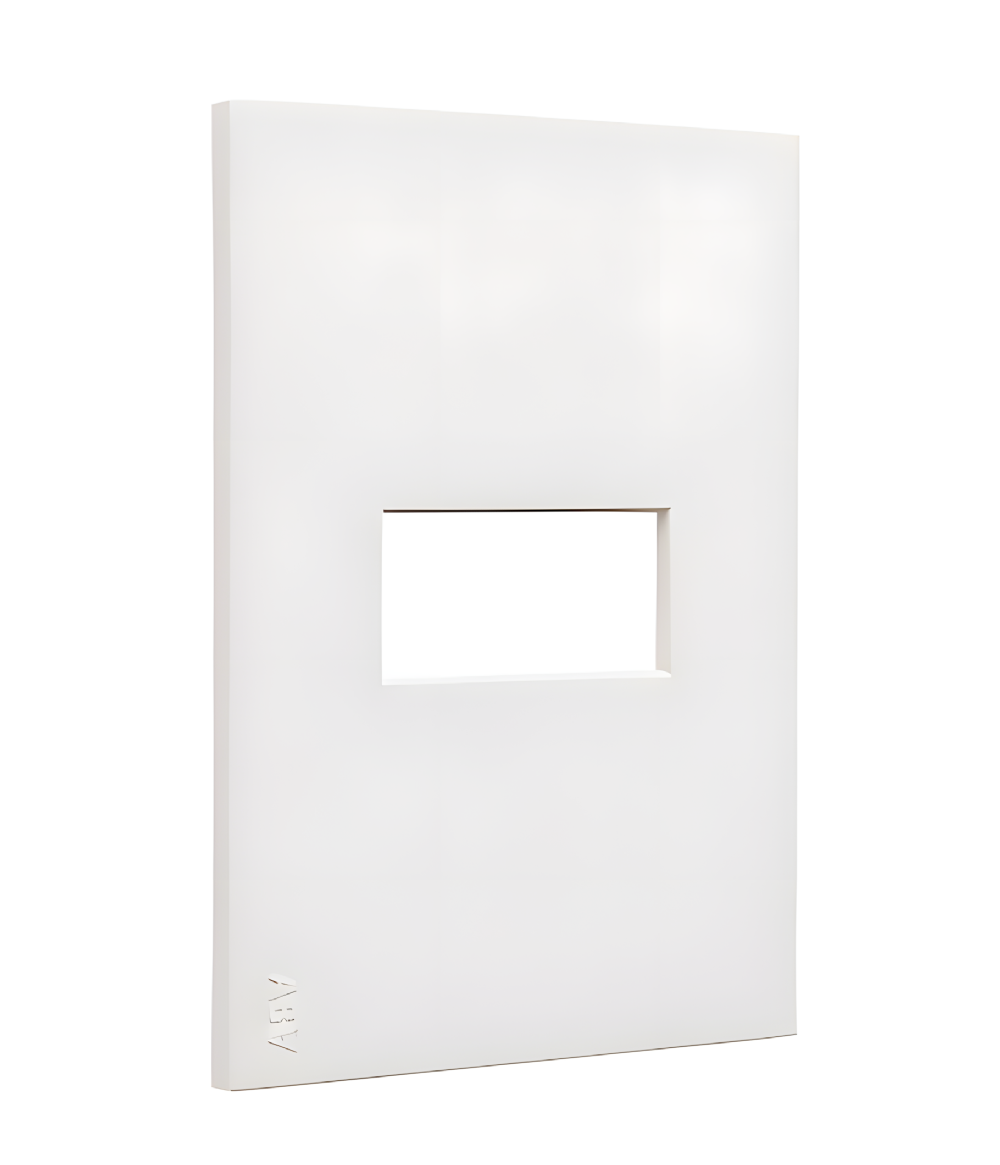 Placa 4x2 1 Posto Zenit Branco - N2371.1