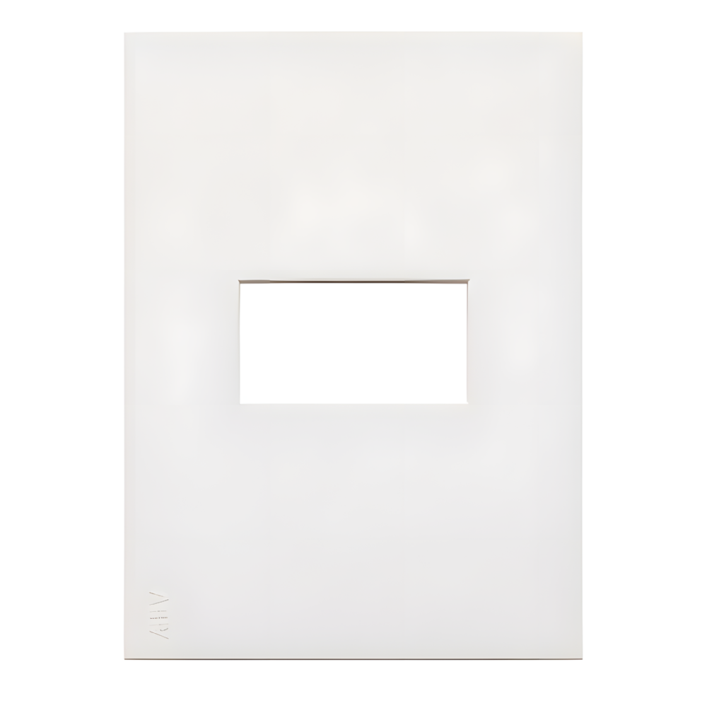 Placa 4x2 1 Posto Zenit Branco - N2371.1