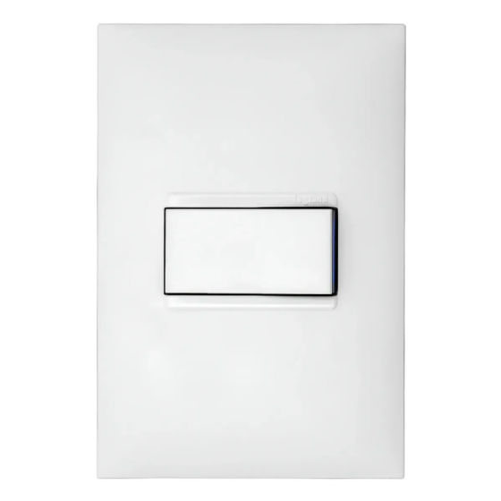Conjunto 1 Interruptor Simples Pial Plus+ Branco