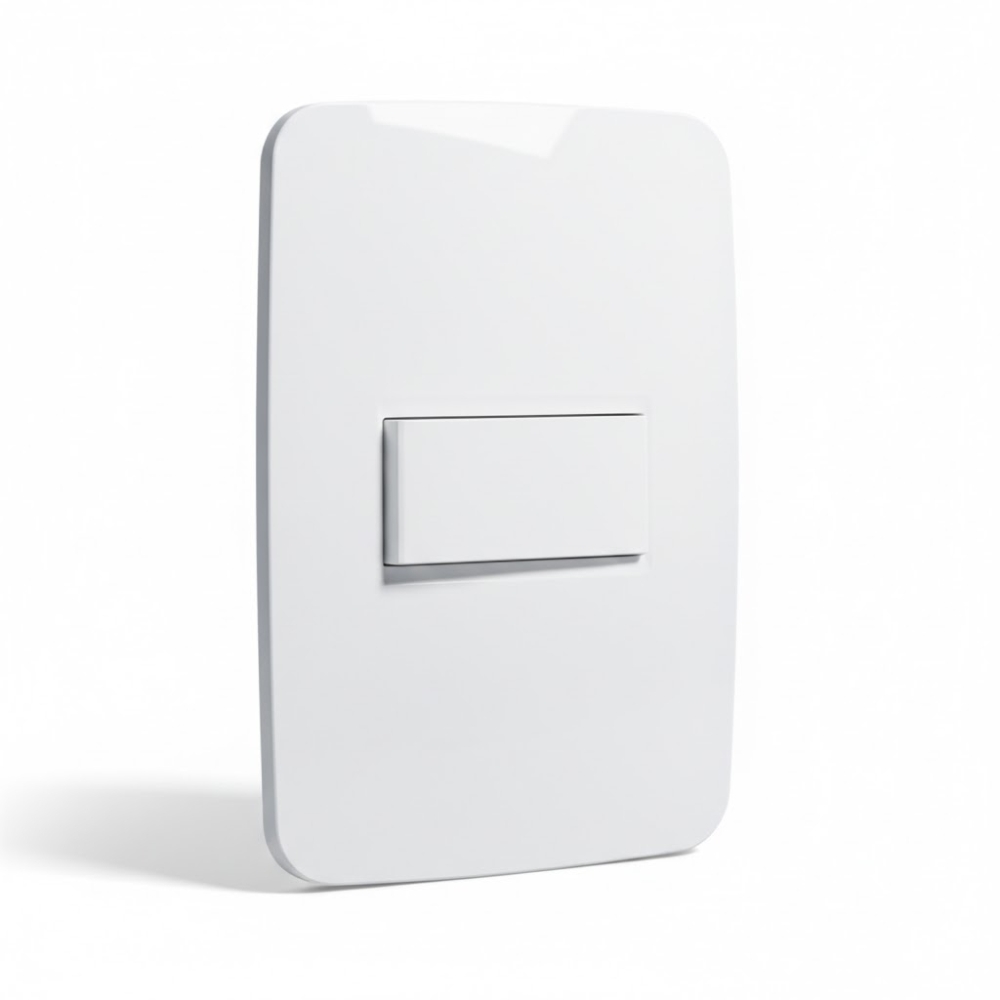 Conjunto 4x2 C/1 Interruptor Simples ORIGEN Branco-N0501BL