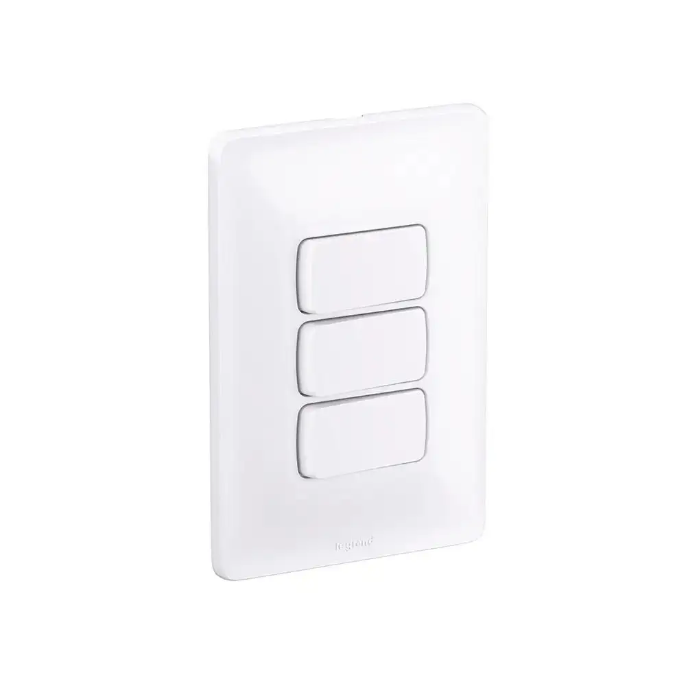 Conjunto Interruptor Simples+2 Paralelos Zeffia Branca - 680108