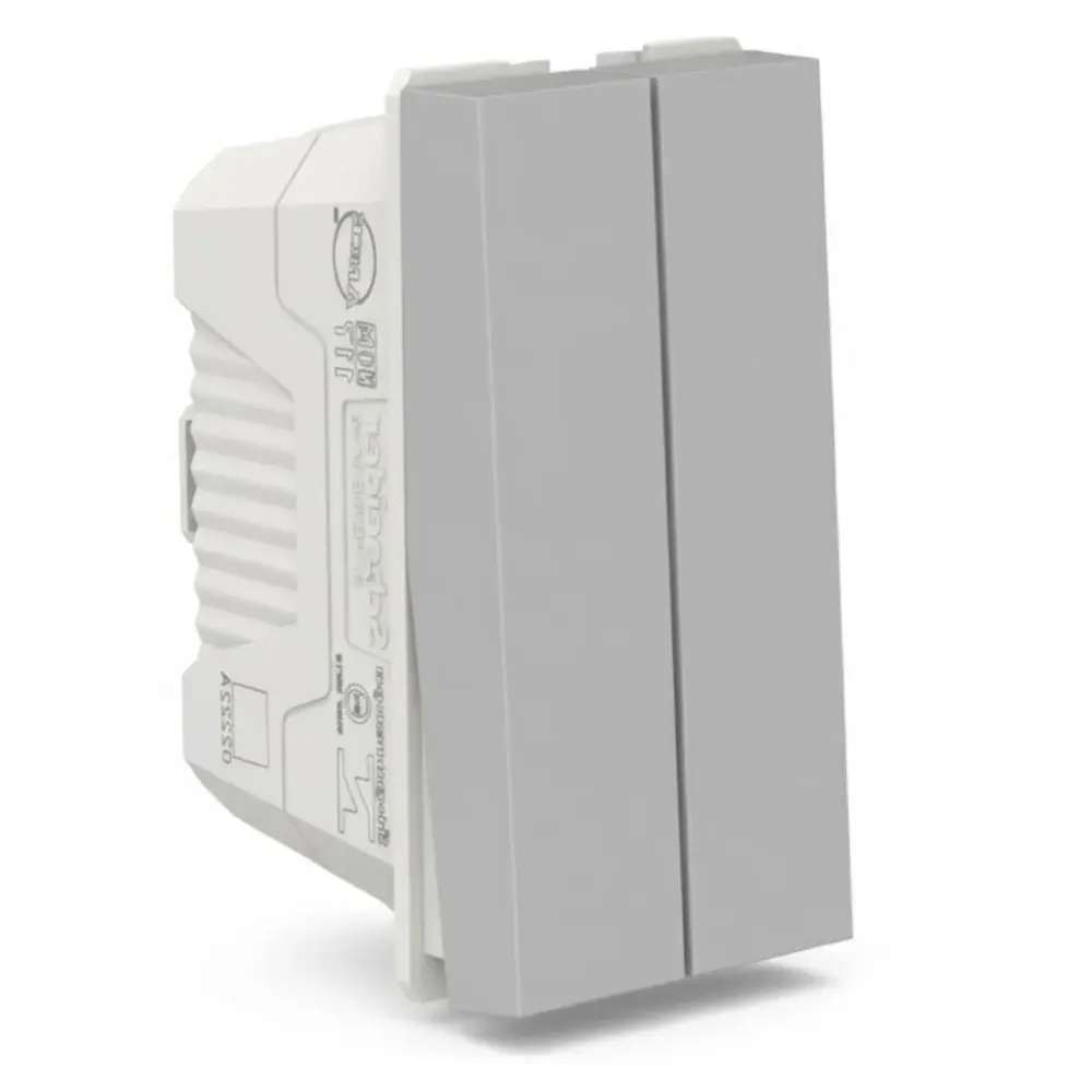 Módulo Duplo Interruptor Paralelo Orion Aluminio - S70100374