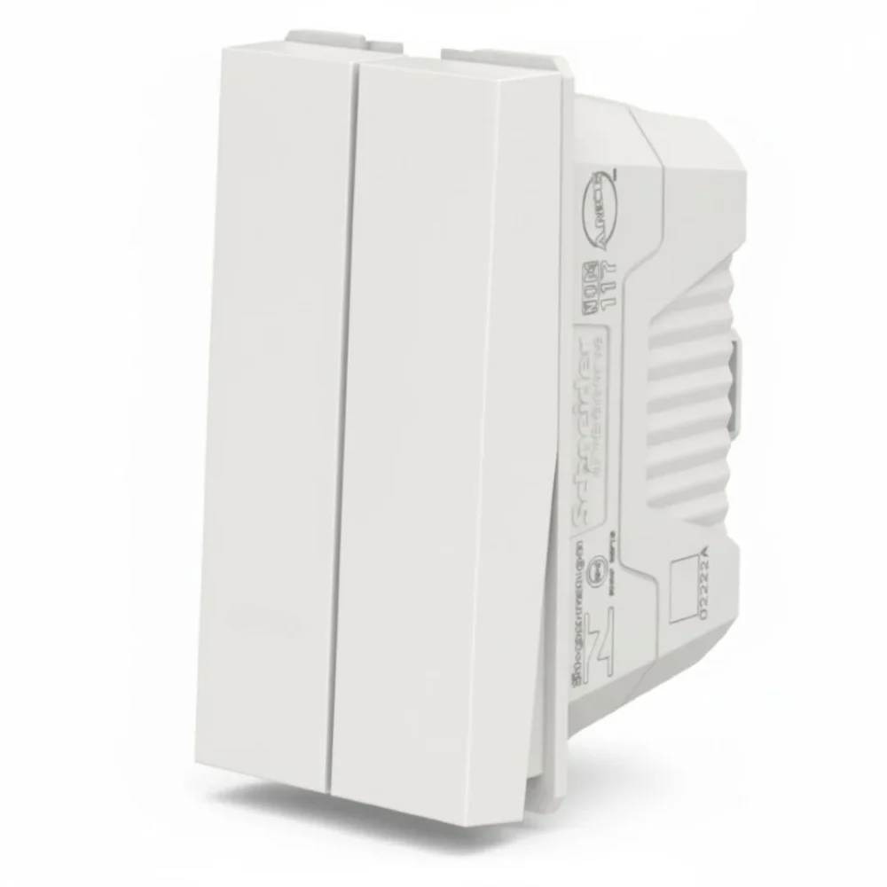 Módulo Duplo Interruptor Simples Orion Branco - S70100104