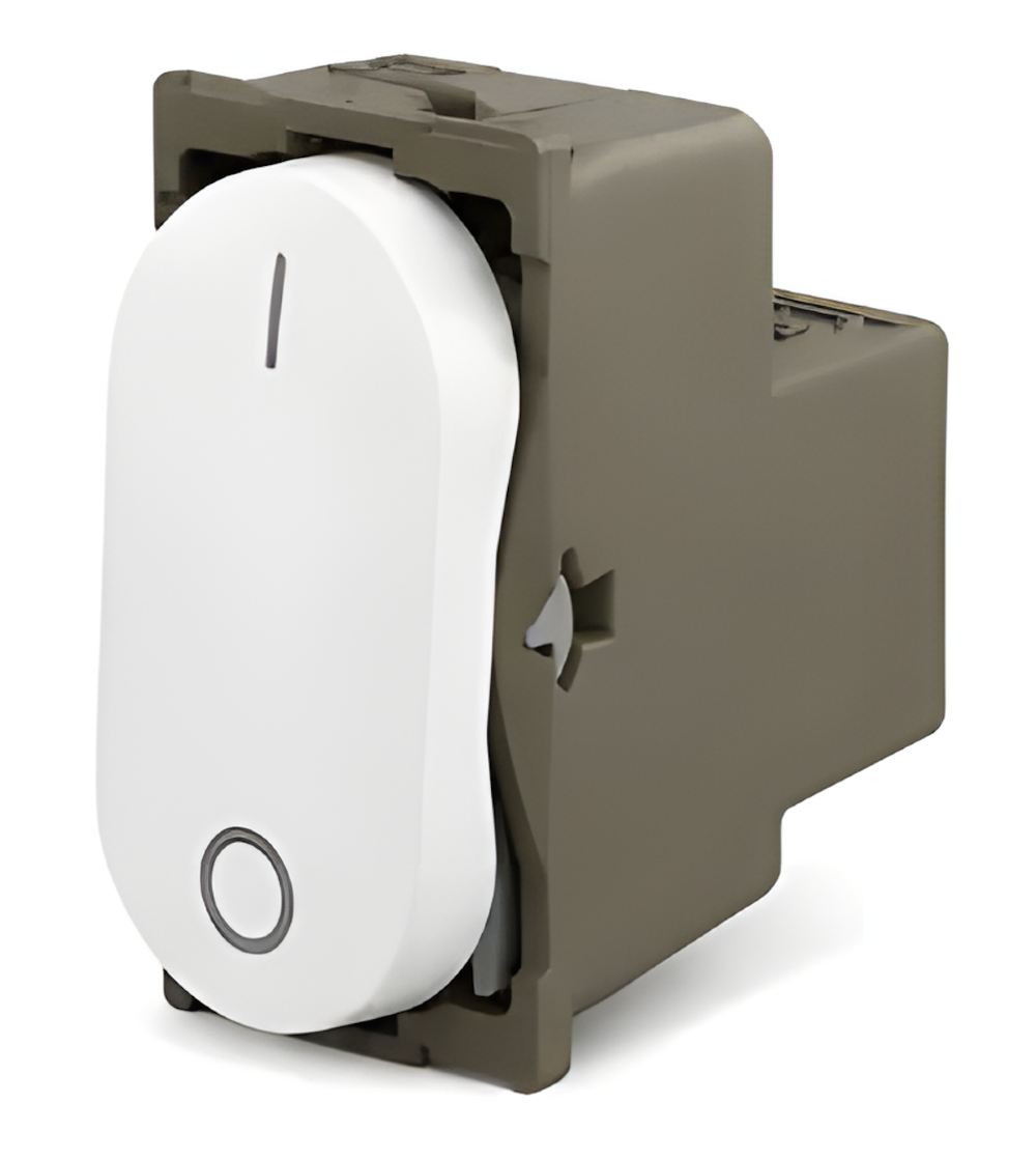 Módulo Interruptor Bipolar Simples Nereya Branco - 663005