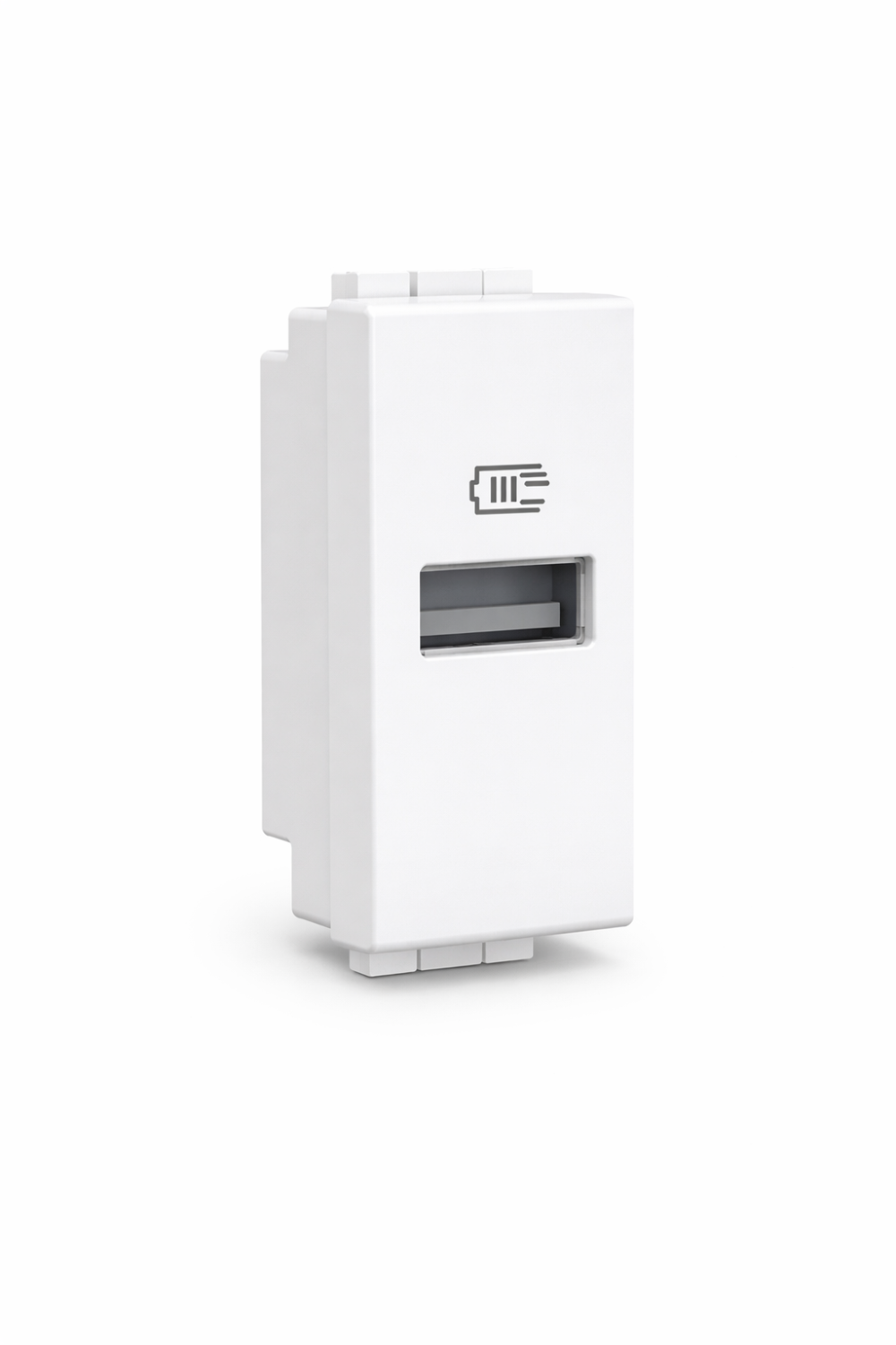 Módulo Tomada Carregador USB Living Light 3A 15w Branco - SN4191A