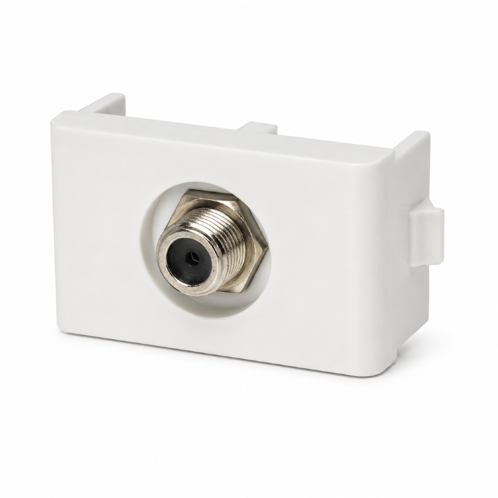 Modulo Tomada Coaxial Lunare Branco -PRM47601