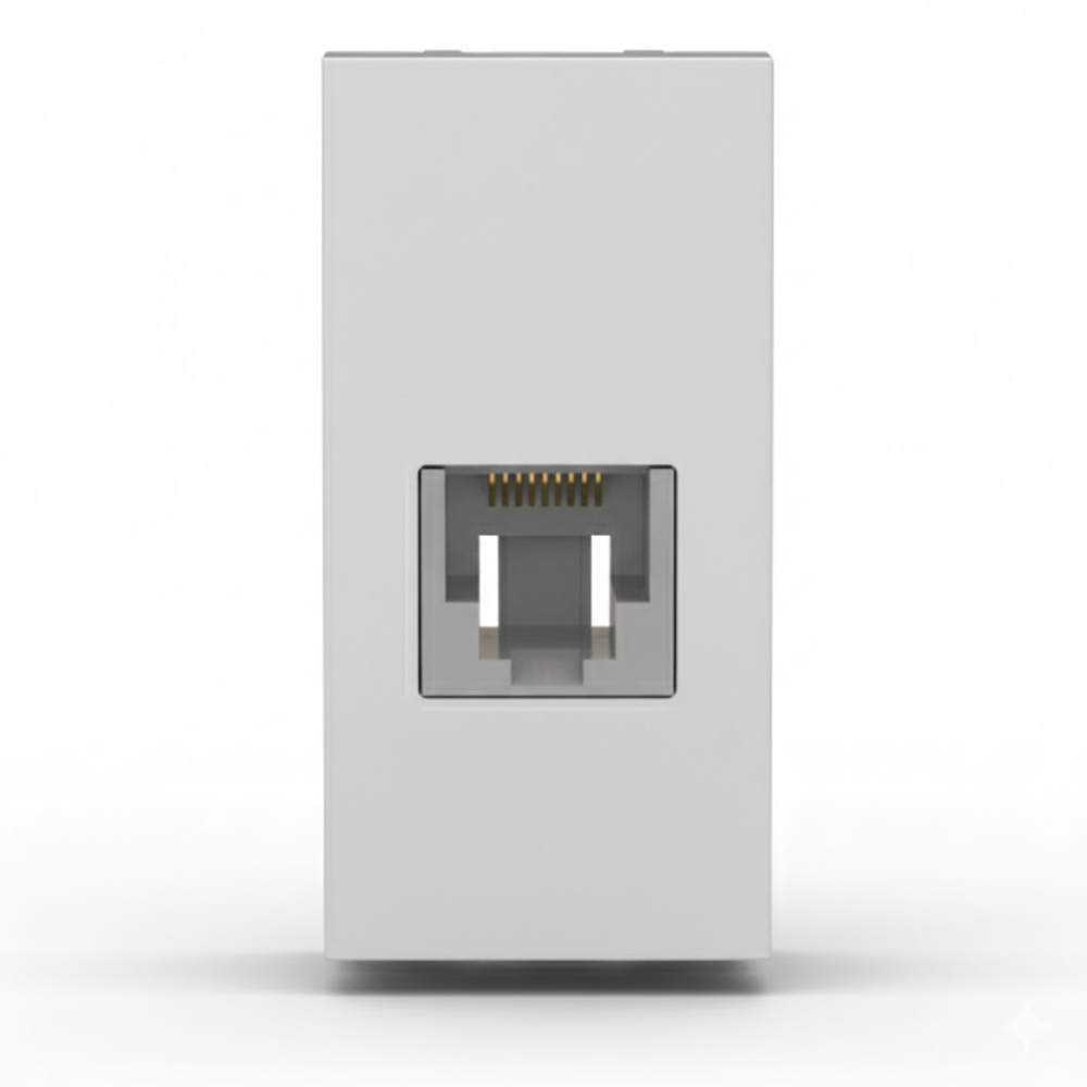Módulo Tomada Telefone  Orion RJ11 2 Fios Aluminio - S70549074