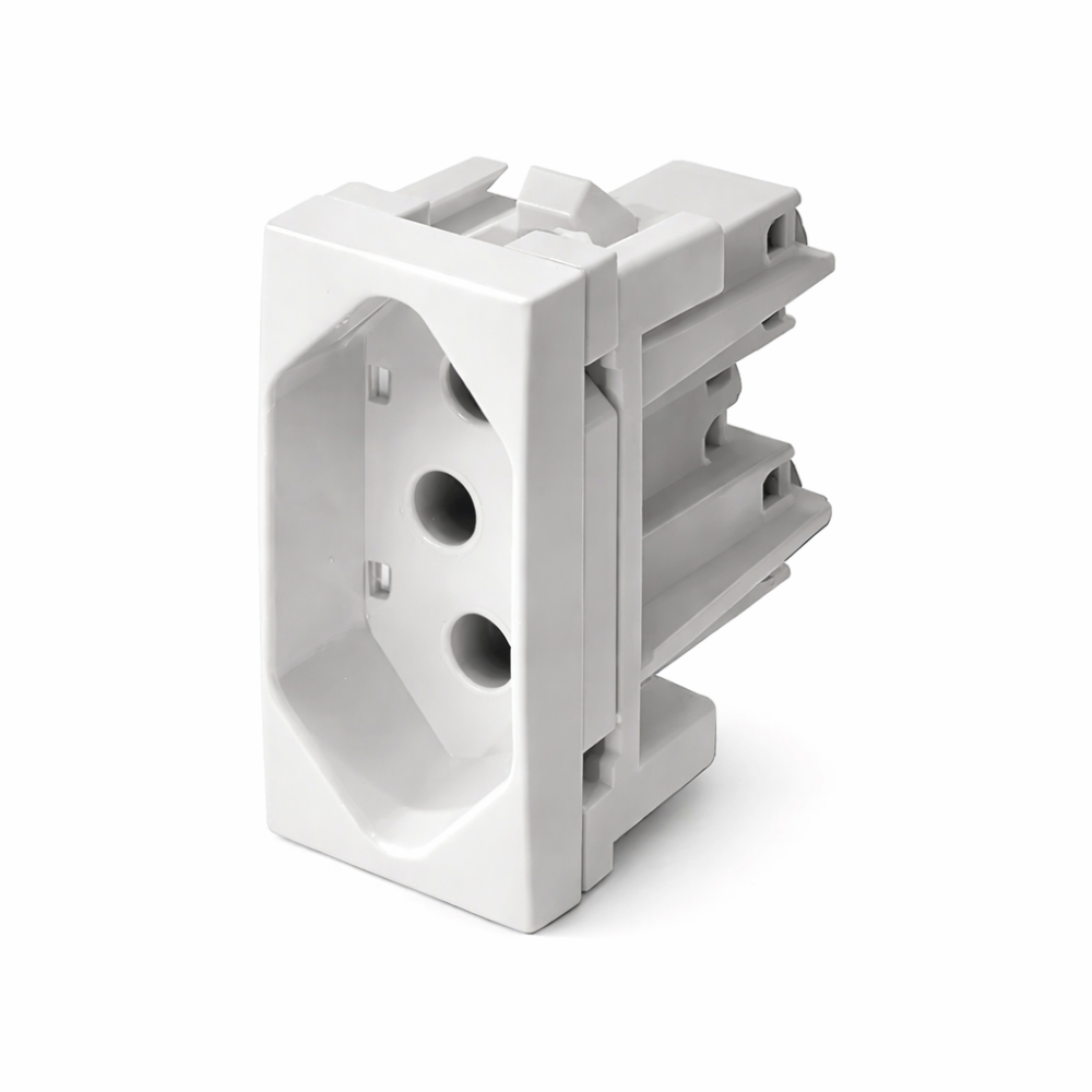 Módulo Tomada Thesi-Up 2Polos+Terra 10A Branco - M4165S