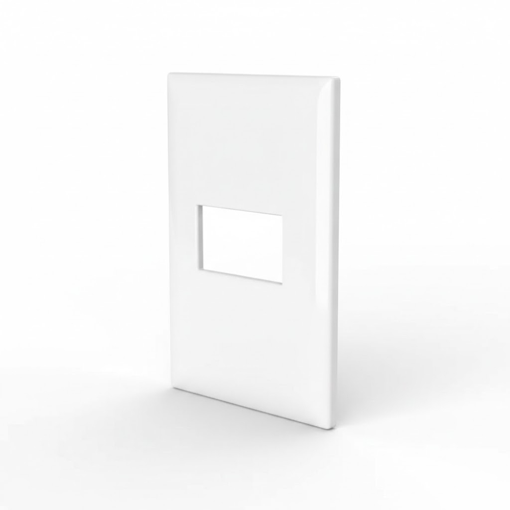 Placa 4x2 1 posto Thesi-Up Branca - M5P1