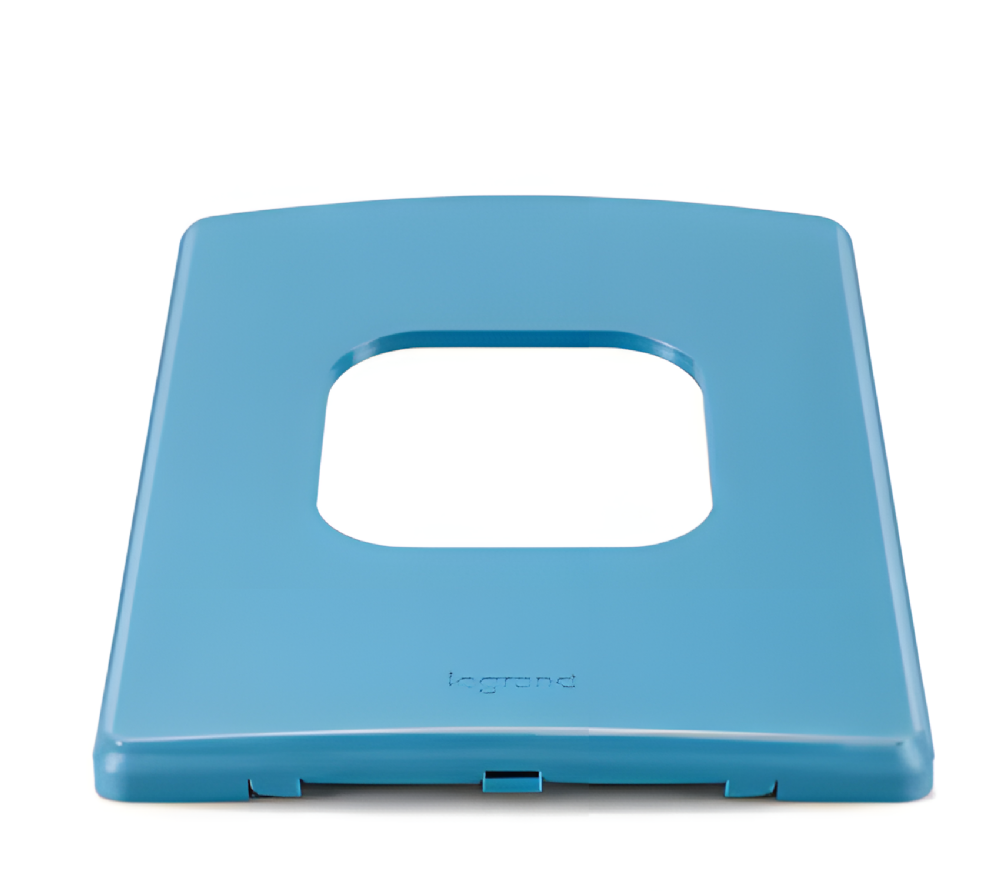 Placa 4x2 2 Postos Juntos Nereya Blue Gloss - 663236