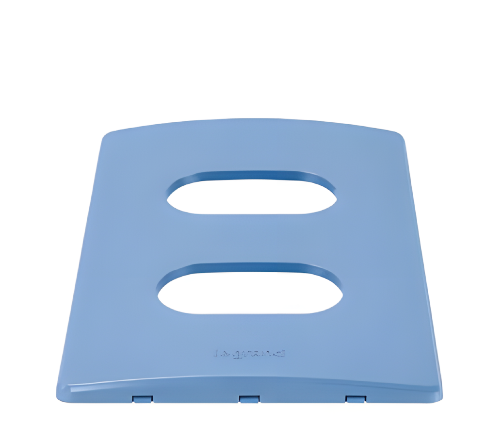 Placa 4x2 2 Postos Separados Nereya Blue Gloss - 663226