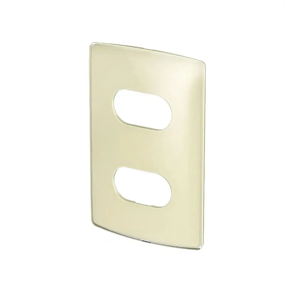 Placa 4x2 2 Postos Separados Nereya Quinoa Gloss - 663224