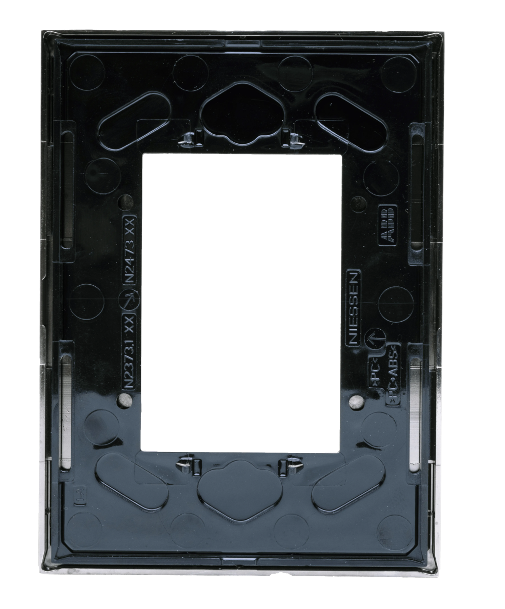Placa 4x2 3 Postos Zenit Branco - 2373.1BL
