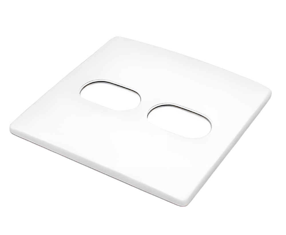 Placa 4x4 1+1 Posto Nereya Branco Gloss - 663413