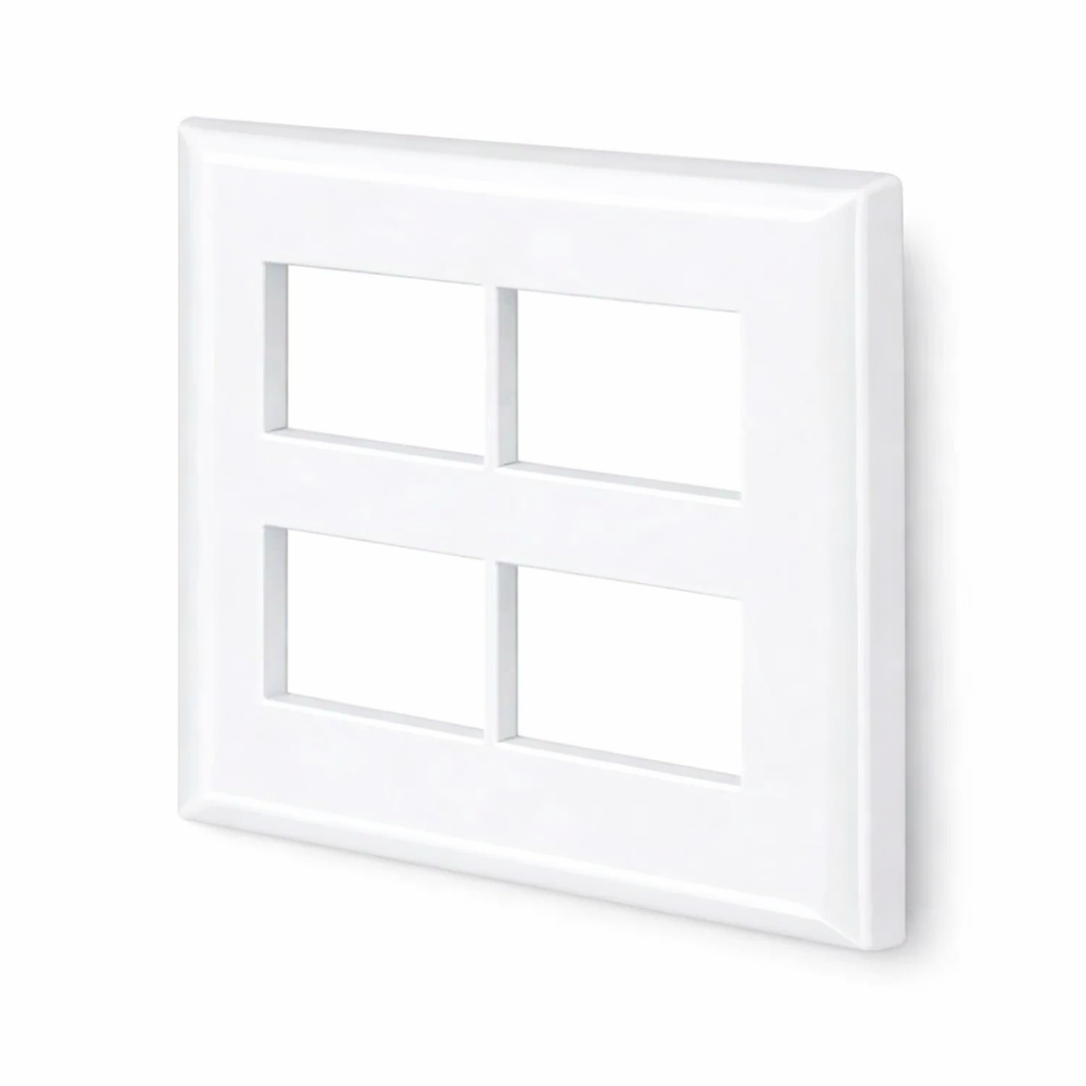 Placa 4x4 4 Módulos Thesi-Up Branca - M9P4