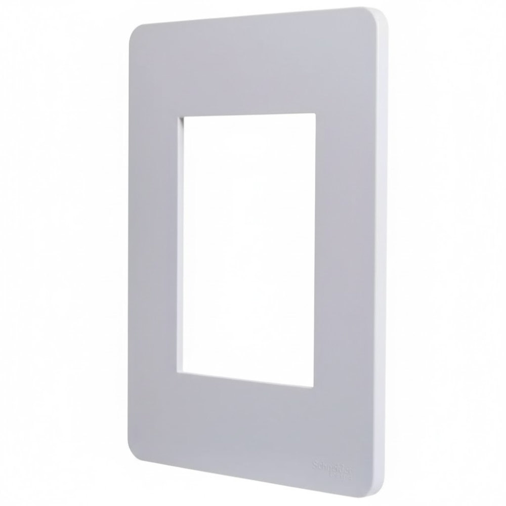 Placa Orion 4x2 para 3 Módulos Gamma Silver- S730103274