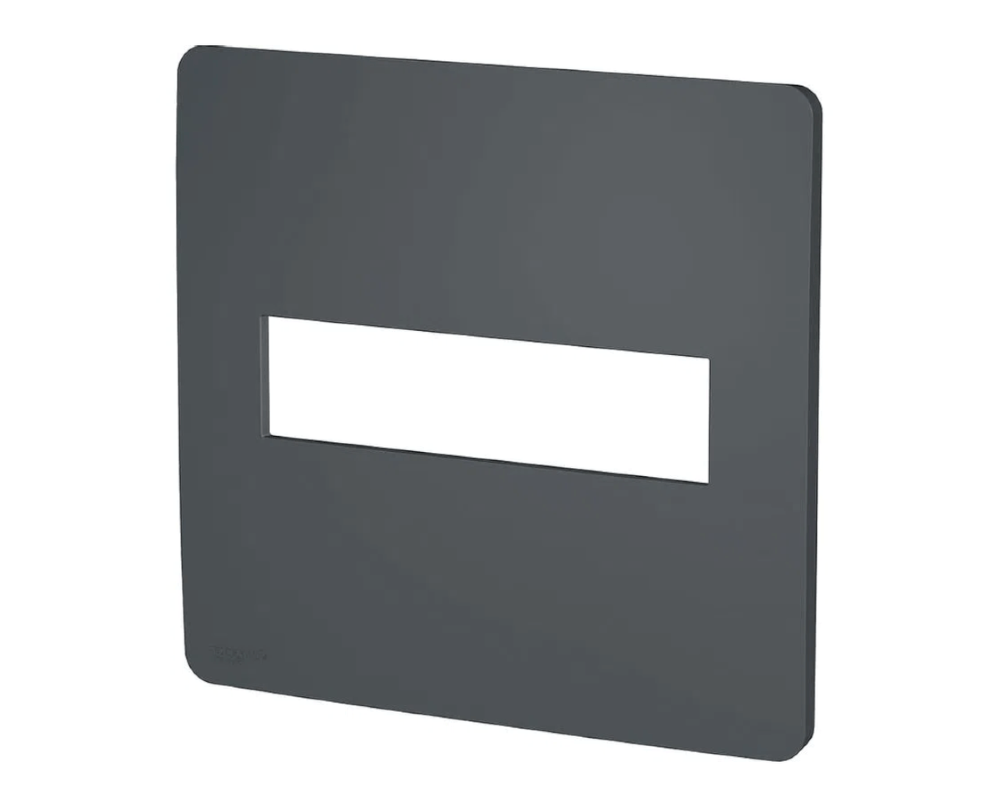 Placa Orion 4x4 2 Postos Stellar Black - S730201294