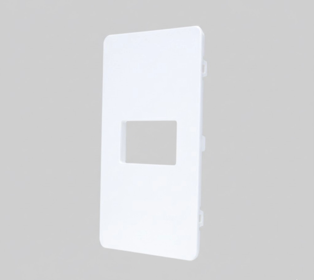 Placa UNNO 4x2 1 Posto Branca -N1371.1BL
