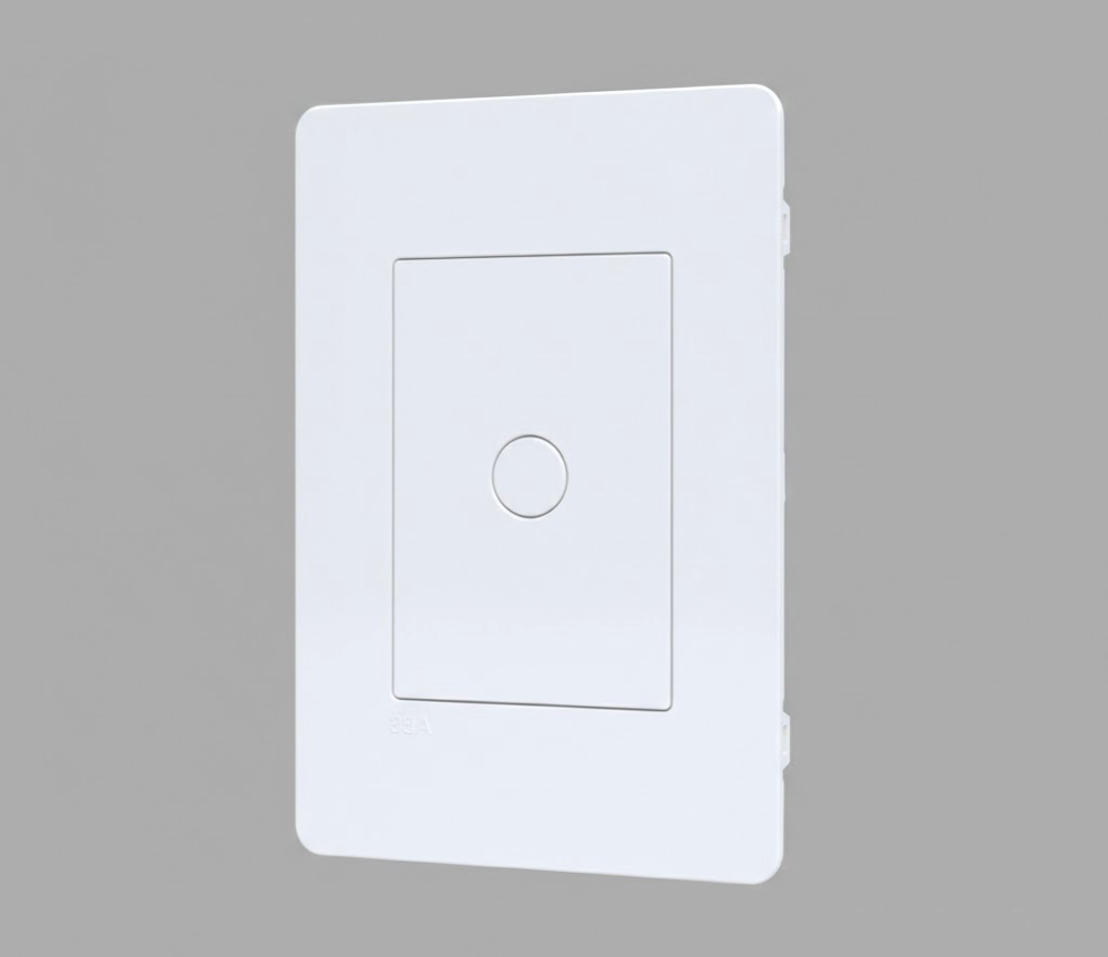 Placa UNNO 4x2 Cega Branca-N1370.1BL