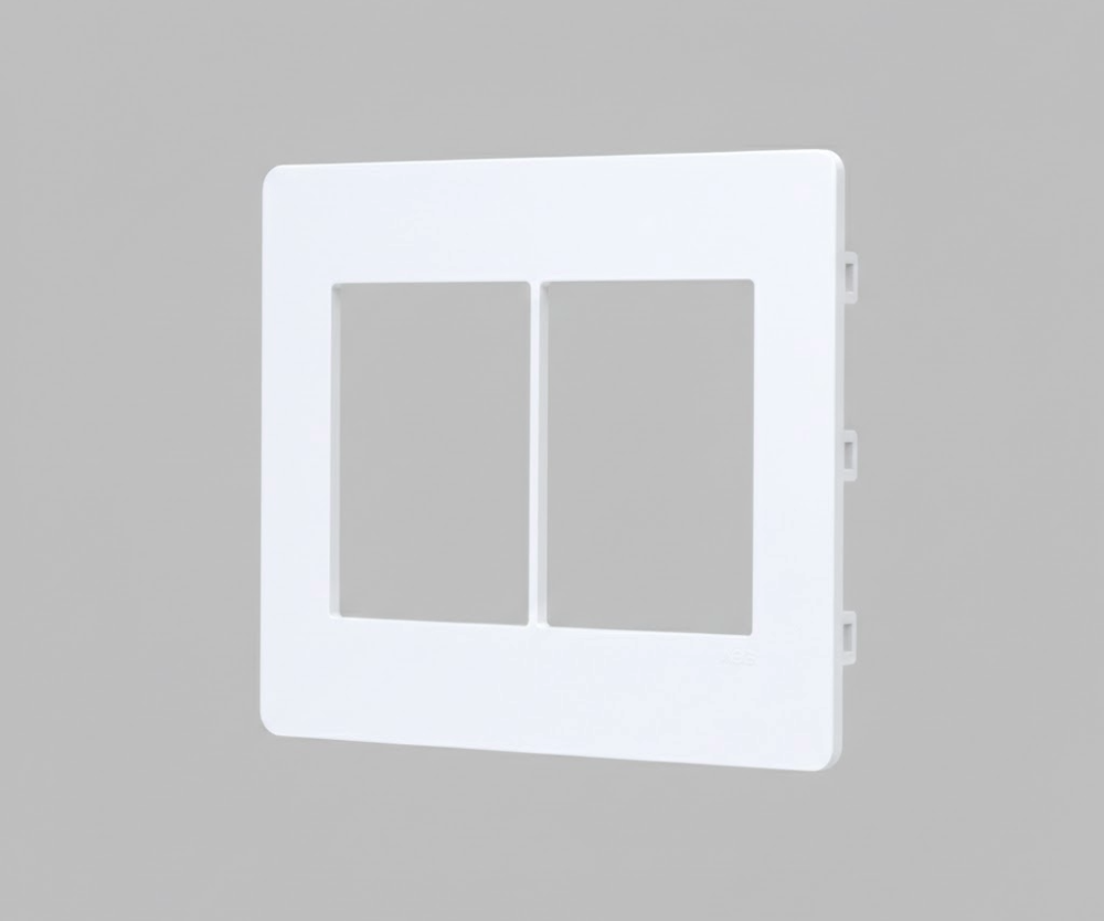 Placa UNNO 4x4 3+3 Postos Branca-N1673.6BL