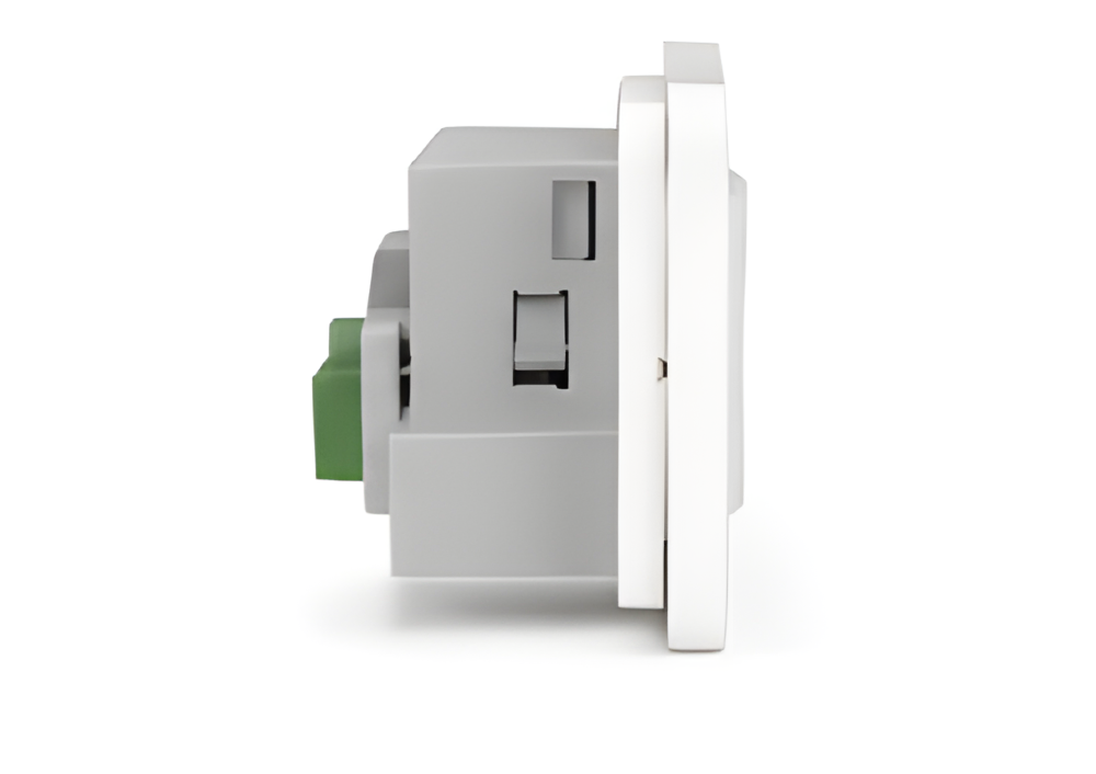 Tomada para marcenaria USB tipo A + USB tipo C 2A Lumitek Branca