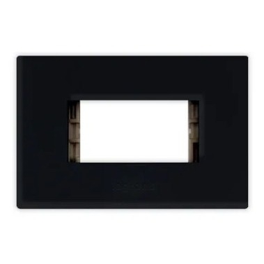 Placa 1 Módulo para Marcenaria Pial Plus+ Preta - 618519PT