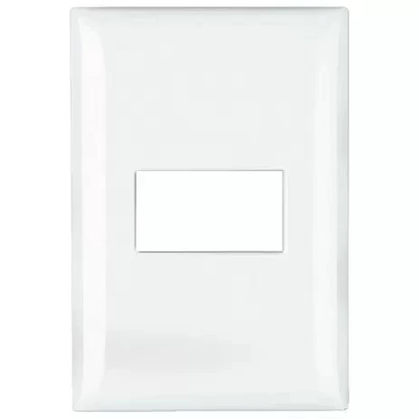 Placa 4x2 1 posto Thesi-Up Branca - M5P1