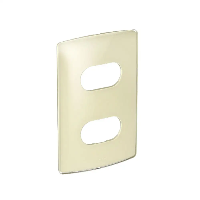 Placa 4x2 2 Postos Separados Nereya Quinoa Gloss - 663224