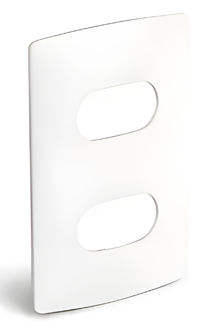 Placa 4x2 2 Postos Separados Nereya Branco Sal - 663220