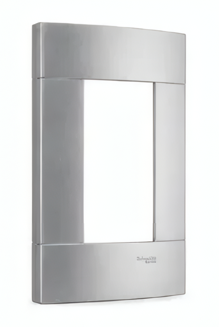 Placa 4x2 3 Postos Decor Prata Artico - PRM044236