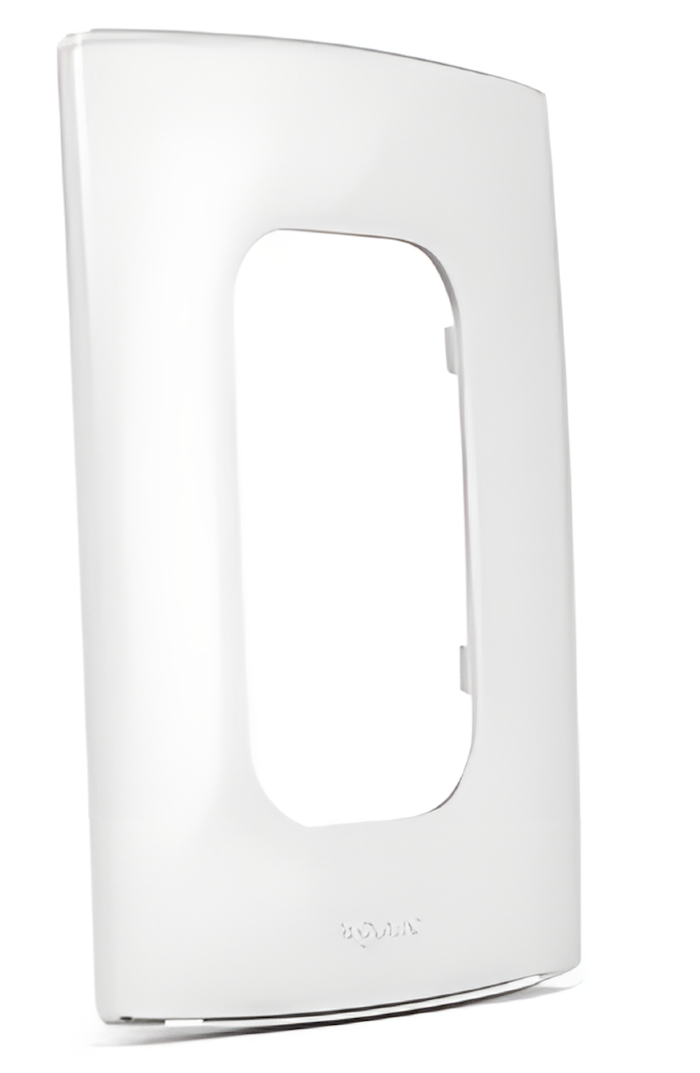 Placa 4x2 3 Postos Juntos Nereya Branco Gloss - 663253