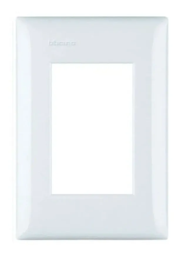 Placa 4x2 3 postos Thesi-Up Branco - M5P3