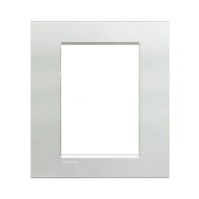 Placa Living Light 4x4 Argento Lunare Quadrada -LNA4826GL