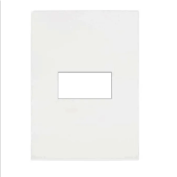 Placa Arteor 4x2 1 Posto Branca Quadrada - 582562B