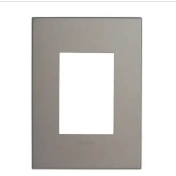 Placa Arteor 4x2 3 Postos Magnesium Quadrada - 571493B