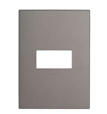 Placa Arteor 4x2 1 Posto Magnesium Quadrada - 571491B