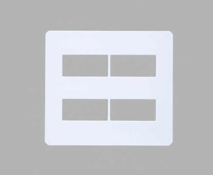 Placa UNNO 4x4 2+2 Postos Branca -N1672.4BL