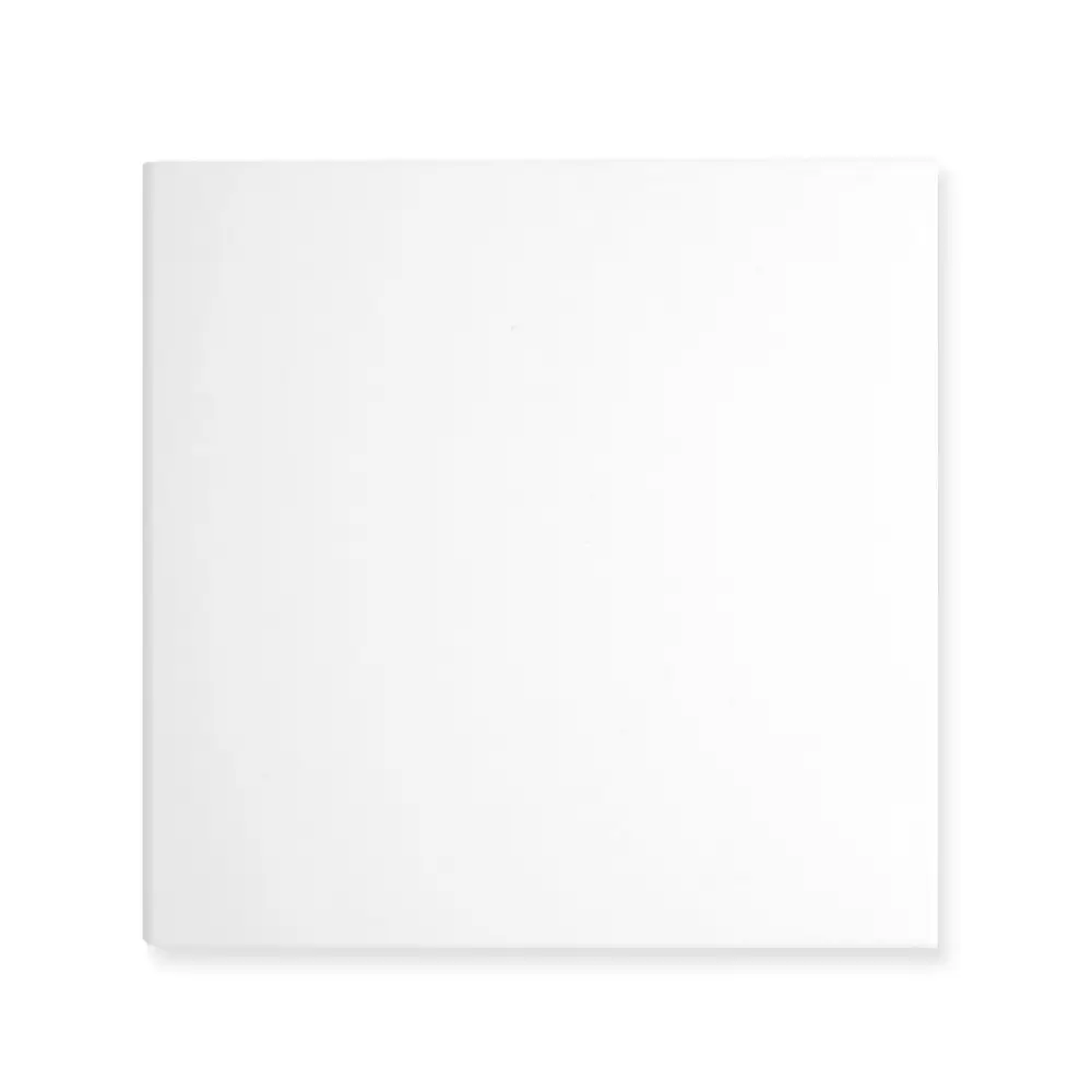 Placa Arteor 4x4 Cega Branca Quadrada - 575360B