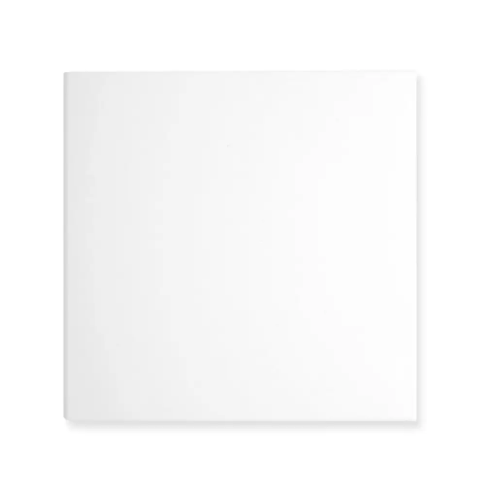 Placa Arteor 4x4 Cega Branca Quadrada - 575360B