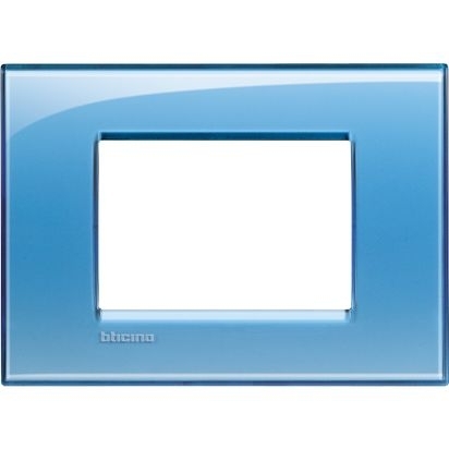 Placa Living light 4x2 Azzurro Quadrada -LNA4803AD