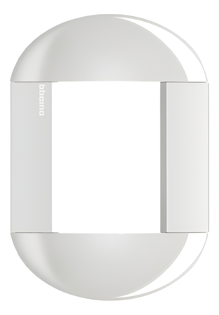 Placa Living Light 4x2 Bianco Redonda -LNB4803BIF