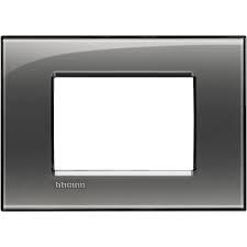 Placa Living Light 4x2 Fumo Di Londra Quadrada -LNA4803KF